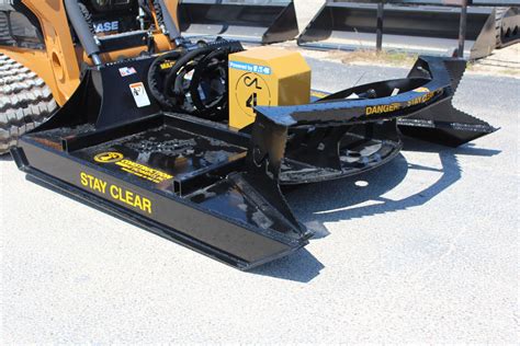 skid steer attachments for cutting trees|skid steer rotary brush cutter.